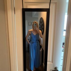 H&M Blue Sleeveless Jumpsuit for Weddings